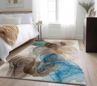 Piper Looms Mayfield Organic AMF513 Beige Machine Washable Area Rug Lifestyle Image Feature