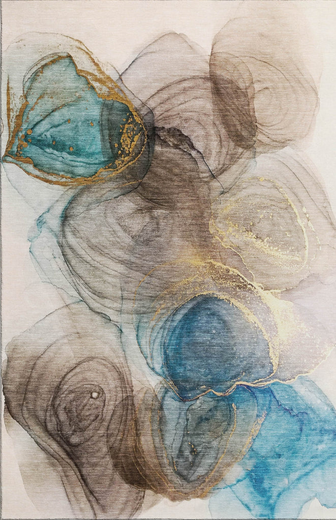 Piper Looms Mayfield Organic AMF513 Beige Machine Washable Area Rug main image