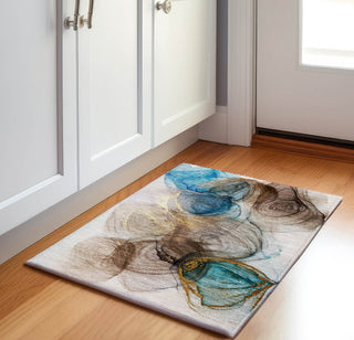 Piper Looms Mayfield Organic AMF513 Beige Machine Washable Area Rug Scatter Lifestyle Image Feature