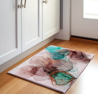 Piper Looms Mayfield Organic AMF513 Burgundy Machine Washable Area Rug Scatter Lifestyle Image Feature