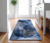 Piper Looms Mayfield Organic AMF513 Navy Machine Washable Area Rug Runner Lifestyle Image Feature