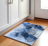Piper Looms Mayfield Organic AMF513 Navy Machine Washable Area Rug Scatter Lifestyle Image Feature