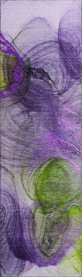 Piper Looms Mayfield Organic AMF513 Purple Machine Washable Area Rug Runner Main Image