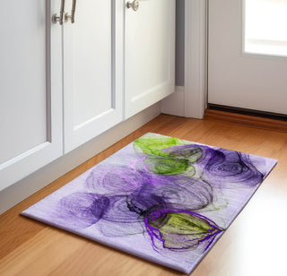Piper Looms Mayfield Organic AMF513 Purple Machine Washable Area Rug Scatter Lifestyle Image Feature