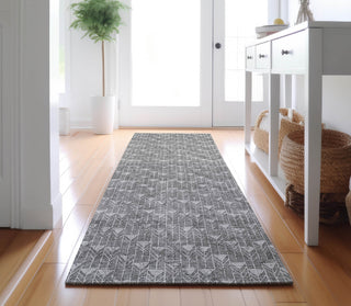 Piper Looms Mayfield Arrows AMF514 Gray Machine Washable Area Rug Runner Lifestyle Image Feature