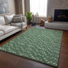 Piper Looms Mayfield Arrows AMF514 Green Machine Washable Area Rug Lifestyle Image Feature