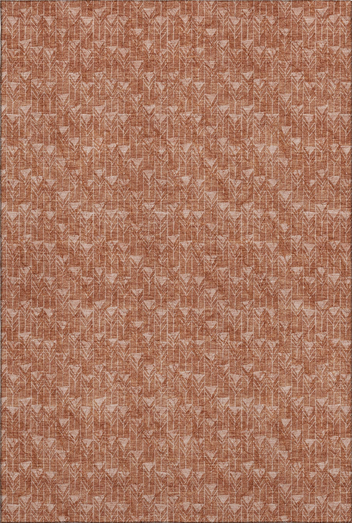 Piper Looms Mayfield Arrows AMF514 Terracotta Machine Washable Area Rug main image