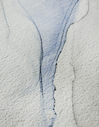 Piper Looms Mayfield Watercolors AMF515 Blue Machine Washable Area Rug Swatch Image