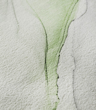 Piper Looms Mayfield Watercolors AMF515 Green Machine Washable Area Rug Swatch Image