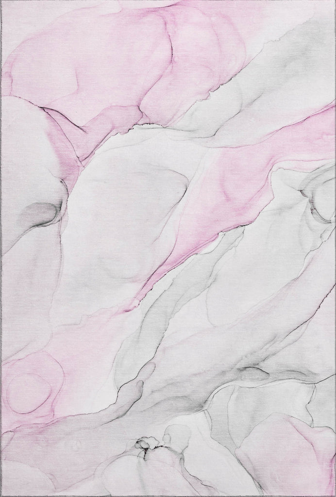 Piper Looms Mayfield Watercolors AMF515 Pink Machine Washable Area Rug main image