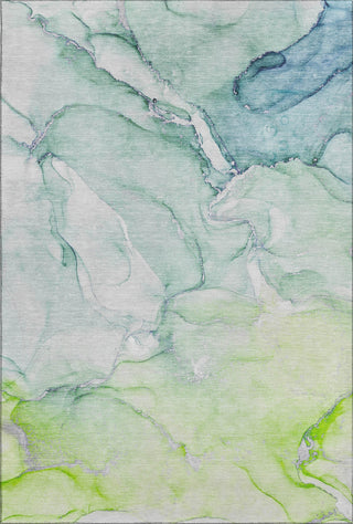 Piper Looms Mayfield Watercolors AMF516 Green Machine Washable Area Rug main image