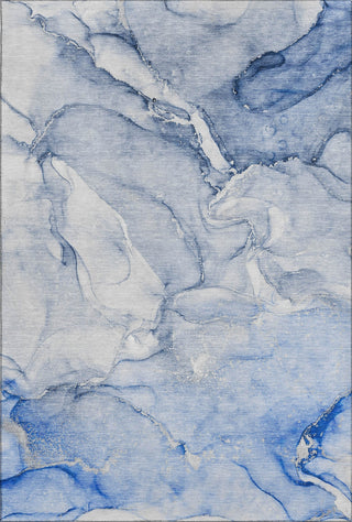 Piper Looms Mayfield Watercolors AMF516 Navy Machine Washable Area Rug main image