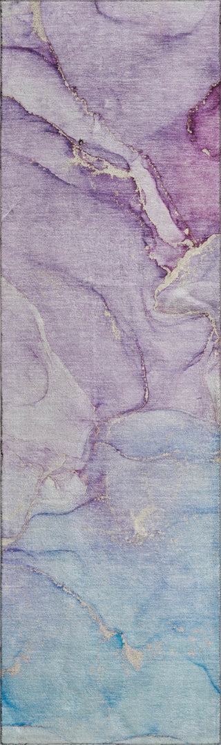 Piper Looms Mayfield Watercolors AMF516 Purple Machine Washable Area Rug Runner Main Image