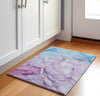 Piper Looms Mayfield Watercolors AMF516 Purple Machine Washable Area Rug Scatter Lifestyle Image Feature