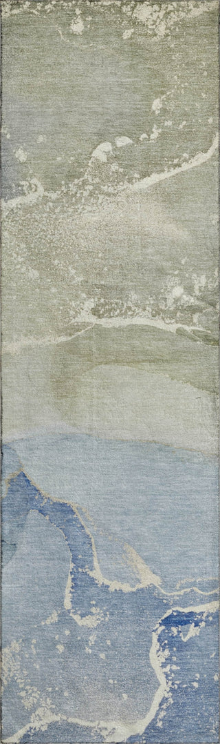 Piper Looms Mayfield Watercolors AMF517 Blue Machine Washable Area Rug Runner Main Image