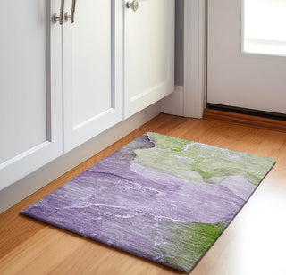 Piper Looms Mayfield Watercolors AMF517 Purple Machine Washable Area Rug Scatter Lifestyle Image Feature