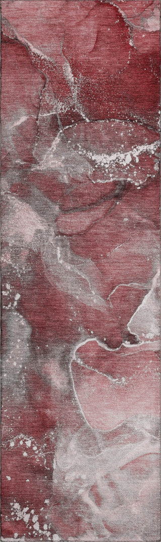 Piper Looms Mayfield Watercolors AMF518 Merlot Machine Washable Area Rug Runner Main Image