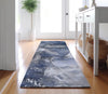 Piper Looms Mayfield Watercolors AMF518 Navy Machine Washable Area Rug Runner Lifestyle Image Feature
