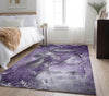Piper Looms Mayfield Watercolors AMF518 Purple Machine Washable Area Rug Lifestyle Image Feature