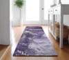Piper Looms Mayfield Watercolors AMF518 Purple Machine Washable Area Rug Runner Lifestyle Image Feature