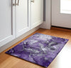 Piper Looms Mayfield Watercolors AMF518 Purple Machine Washable Area Rug Scatter Lifestyle Image Feature