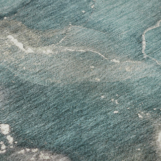 Piper Looms Mayfield Watercolors AMF518 Teal Machine Washable Area Rug Swatch Image