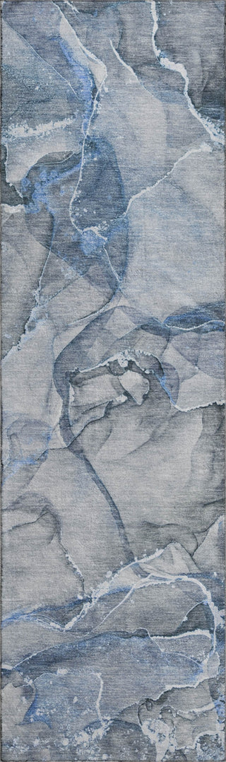 Piper Looms Mayfield Watercolors AMF519 Blue Machine Washable Area Rug Runner Main Image