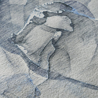 Piper Looms Mayfield Watercolors AMF519 Blue Machine Washable Area Rug Swatch Image