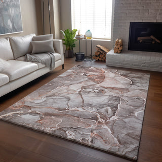 Piper Looms Mayfield Watercolors AMF519 Gray Machine Washable Area Rug Lifestyle Image Feature