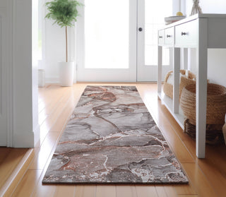 Piper Looms Mayfield Watercolors AMF519 Gray Machine Washable Area Rug Runner Lifestyle Image Feature