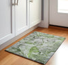 Piper Looms Mayfield Watercolors AMF519 Green Machine Washable Area Rug Scatter Lifestyle Image Feature