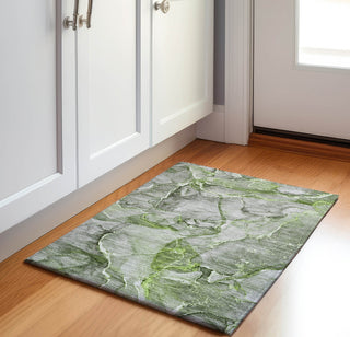 Piper Looms Mayfield Watercolors AMF519 Green Machine Washable Area Rug Scatter Lifestyle Image Feature