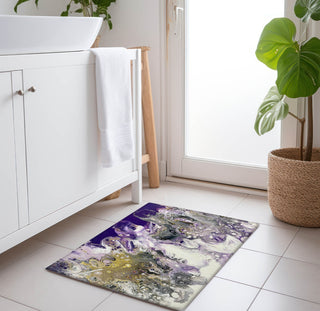 Piper Looms Mayfield Abstract AMF52 Amethyst Machine Washable Area Rug Scatter Lifestyle Image Feature