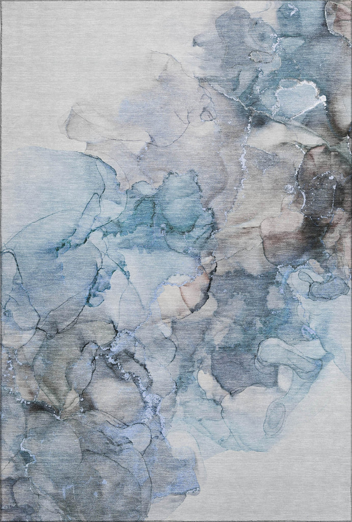 Piper Looms Mayfield Watercolors AMF520 Blue Machine Washable Area Rug main image