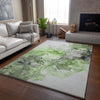 Piper Looms Mayfield Watercolors AMF520 Green Machine Washable Area Rug Lifestyle Image Feature