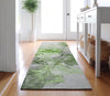 Piper Looms Mayfield Watercolors AMF520 Green Machine Washable Area Rug Runner Lifestyle Image Feature