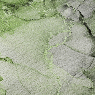 Piper Looms Mayfield Watercolors AMF520 Green Machine Washable Area Rug Swatch Image