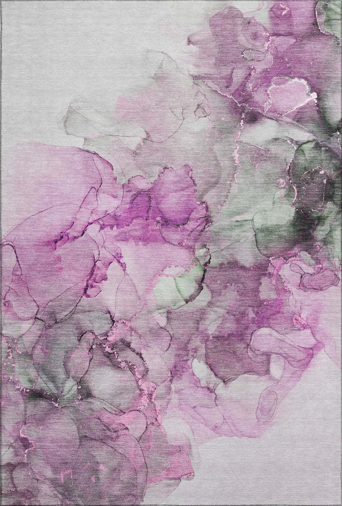 Piper Looms Mayfield Watercolors AMF520 Pink Machine Washable Area Rug main image