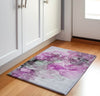Piper Looms Mayfield Watercolors AMF520 Pink Machine Washable Area Rug Scatter Lifestyle Image Feature