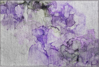 Piper Looms Mayfield Watercolors AMF520 Purple Machine Washable Area Rug Scatter Main Image