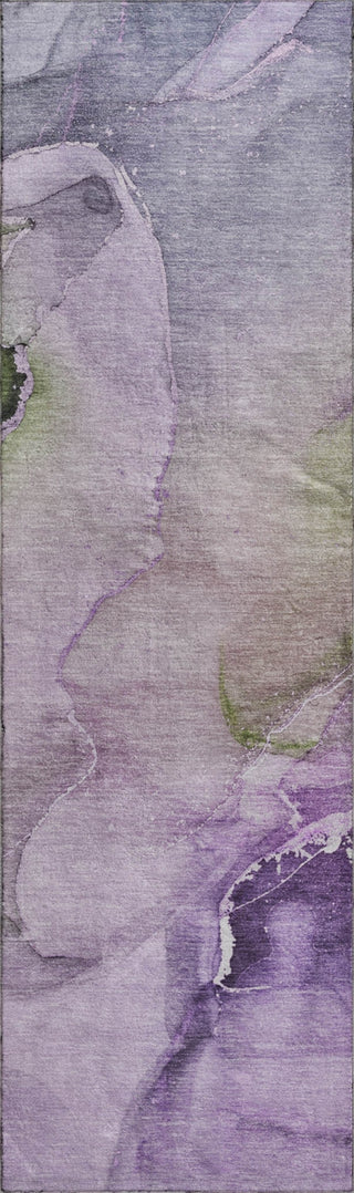 Piper Looms Mayfield Watercolors AMF521 Purple Machine Washable Area Rug Runner Main Image