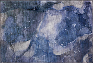 Piper Looms Mayfield Watercolors AMF522 Blue Machine Washable Area Rug Scatter Main Image