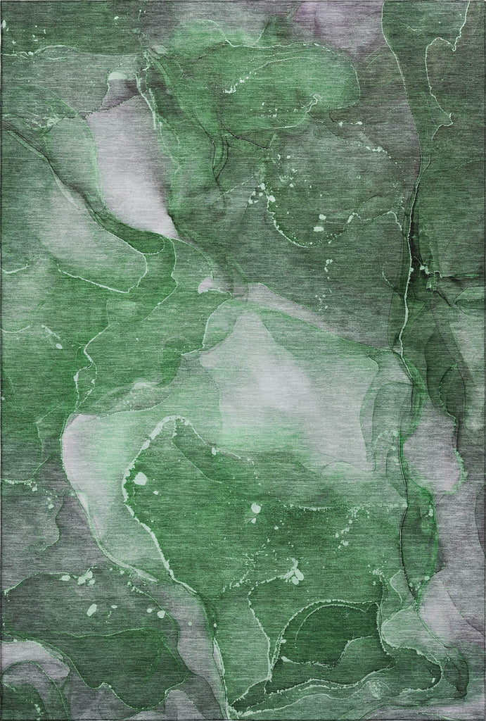 Piper Looms Mayfield Watercolors AMF522 Emerald Machine Washable Area Rug main image