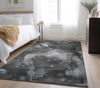 Piper Looms Mayfield Watercolors AMF522 Gray Machine Washable Area Rug Lifestyle Image Feature