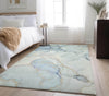 Piper Looms Mayfield Watercolors AMF523 Sky Machine Washable Area Rug Lifestyle Image Feature