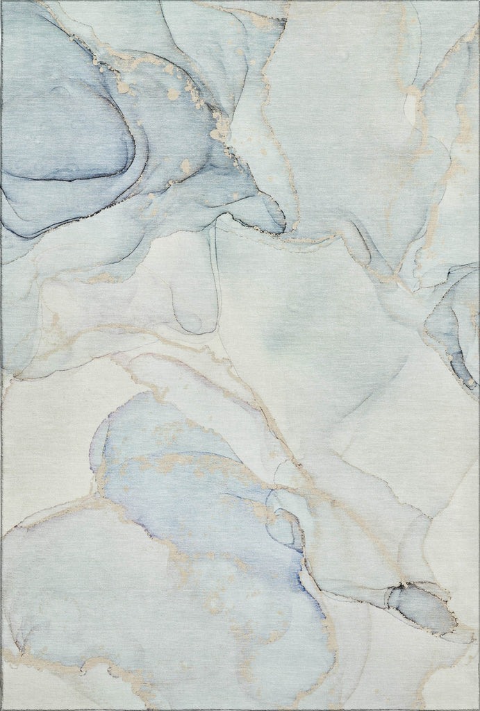 Piper Looms Mayfield Watercolors AMF523 Sky Machine Washable Area Rug main image