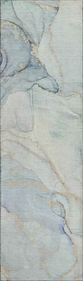 Piper Looms Mayfield Watercolors AMF523 Sky Machine Washable Area Rug Runner Main Image