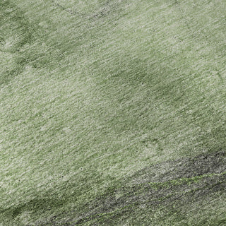 Piper Looms Mayfield Watercolors AMF524 Olive Machine Washable Area Rug Swatch Image