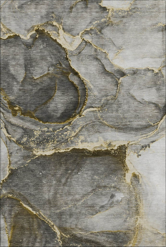 Piper Looms Mayfield Watercolors AMF525 Gold Machine Washable Area Rug main image