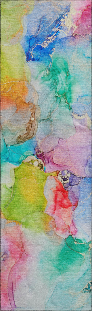 Piper Looms Mayfield Watercolors AMF526 Blue Machine Washable Area Rug Runner Main Image